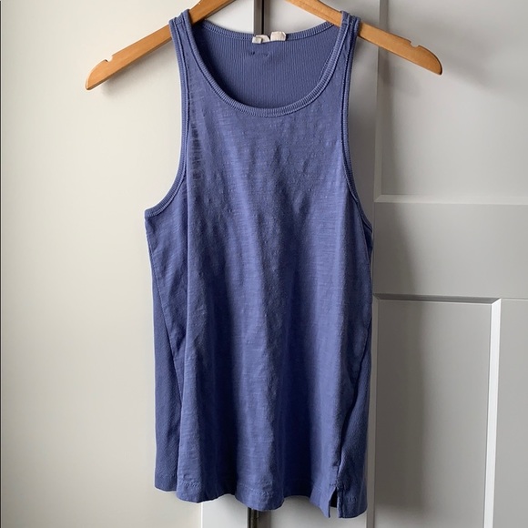 💙3/$30 ROXY heritage racerback high neck tank top - Picture 3 of 5